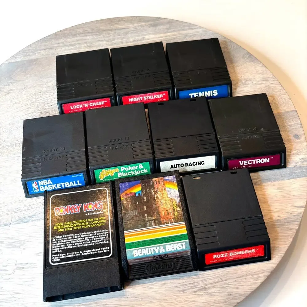 9-Game Intellivision Collection Lot